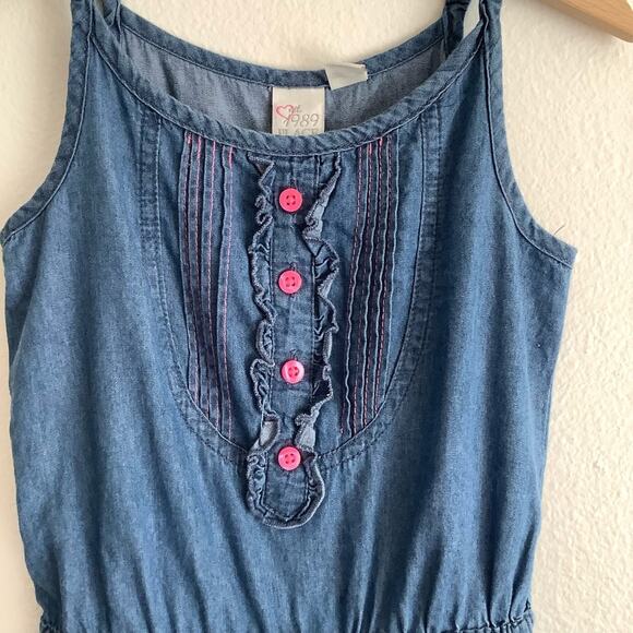 The Children’s Place Chambray Romper Size 3T - Picture 2 of 6